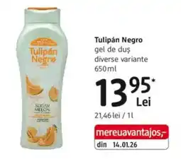 DM Tulipán Negro gel de duș Ofertă