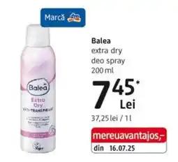 DM Balea extra dry deo spray Ofertă