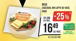 Mega Image Mega cascaval din lapte de vaca Ofertă
