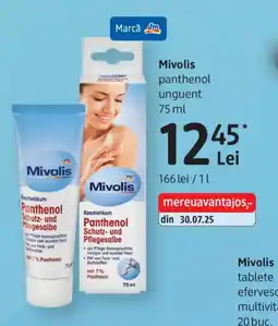 DM Mivolis panthenol unguent Ofertă