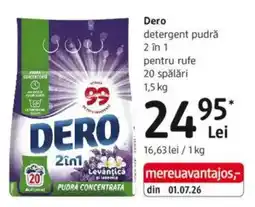 DM Dero detergent pudră Ofertă