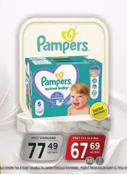 CBA Pampers active baby Ofertă