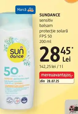 DM Sundance sensitiv balsam Ofertă