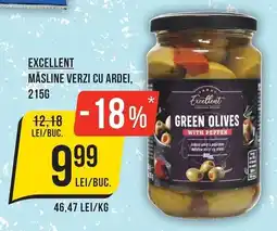 Mega Image Excellent măsline verzi cu ardei Ofertă