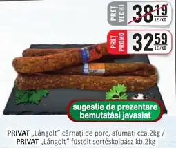 CBA Privat lângolt cârnați de porc Ofertă