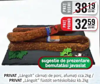 Privat lângolt cârnați de porc
