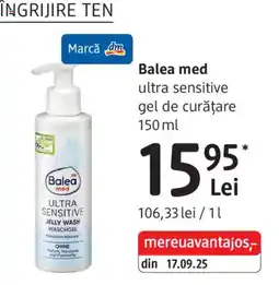 DM Balea med ultra sensitive gel de curățare Ofertă