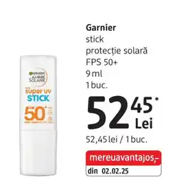 DM Garnier stick protectie solara Ofertă