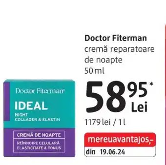 Doctor Fiterman cremă reparatoare de noapte