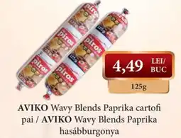 CBA Aviko wavy blends paprika cartofi pai Ofertă