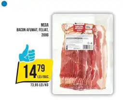 Mega Image Mega bacon afumat, feliat Ofertă
