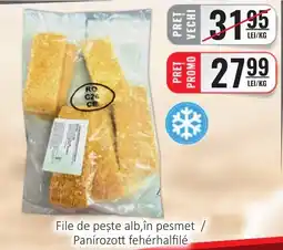 CBA File de pește alb,în pesmet / Panírozott fehérhalfilé Ofertă