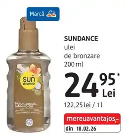 DM Sundance ulei de bronzare Ofertă