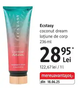DM Ecstasy coconut dream loțiune de corp Ofertă