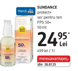 DM Sundance protect+ ser pentru ten Ofertă