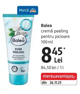 DM Balea cremă peeling pentru picioare Ofertă