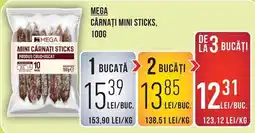 Mega Image Mega cárnați mini sticks Ofertă