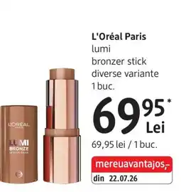 DM L'Oréal Paris lumi bronzer stick Ofertă