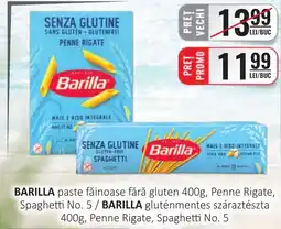 CBA Barilla paste făinoase fără gluten Ofertă