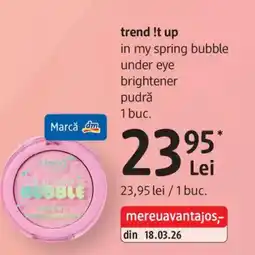 DM trend it up in my spring bubble under eye brightener Ofertă