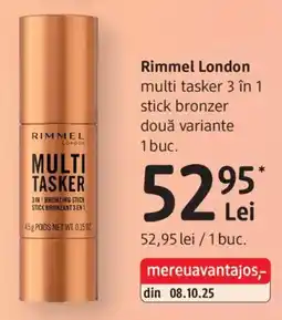 DM Rimmel London multi tasker 3 în 1 stick bronz Ofertă