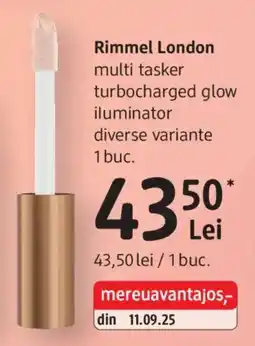 DM Rimmel London multi tasker turbocharged glow illuminator Ofertă