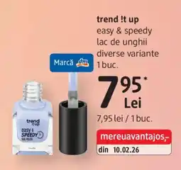 DM trend it up easy & speedy lac de unghii Ofertă