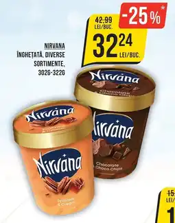 Mega Image Nirvana înghețată, diverse sortimente Ofertă
