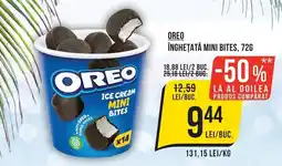 Mega Image Oreo inghetata mini bites Ofertă