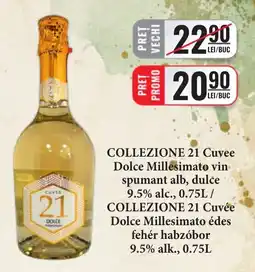 CBA Collezione 21 Cuvée Dolce Millesimato vin spumant alb, dulce Ofertă