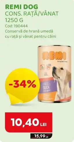 Animax Remi dog cons. rață/vânat Ofertă