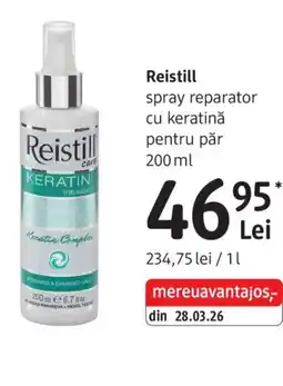 DM Reistill spray reparator cu keratină pentru păr Ofertă
