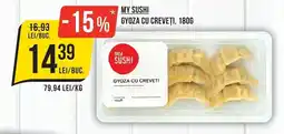 Mega Image My Sushi Gyoza cu crevete Ofertă