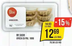 Mega Image My Sushi Gyoza cu pui Ofertă
