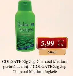 CBA Colgate zig zag charcoal medium Ofertă