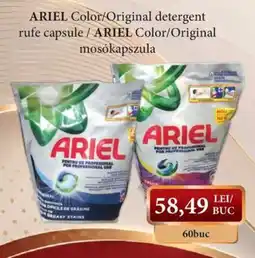 CBA ariel color/original detergent rufe capsule Ofertă
