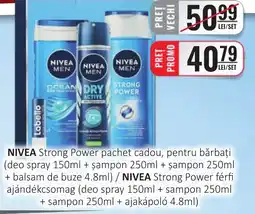 CBA Nivea strong power pachet cadou Ofertă