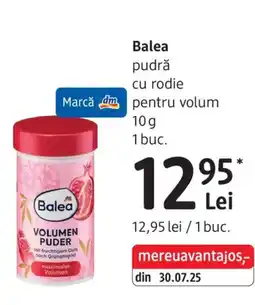 DM Balea pudră cu rodie pentru volum Ofertă