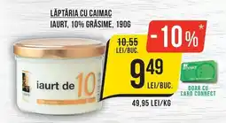 Mega Image Lăptăria cu Caimac iaurt de 10 Ofertă