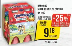 Mega Image Danonino iaurt de băut cu căpșuni Ofertă