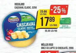 Mega Image Hochland cascaval clasic Ofertă