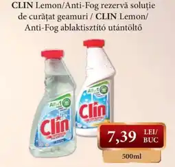 CBA Clin lemon/anti-fog rezervă soluție de curățat geamuri Ofertă