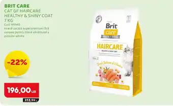 Brit care cat gf haircare healthy & shiny coat