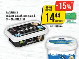 Mega Image Naturli eco grăsime vegană, tartinabilă Ofertă