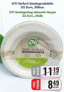 CBA Oti farfurii biodegradabile Ofertă