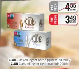 CBA club classic/elegant hârtie țigarete Ofertă