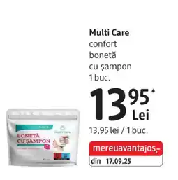 DM Multi Care bonetă cu șampon Ofertă