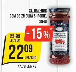 Mega Image St. Dalfour gem de zmeură și rodie Ofertă
