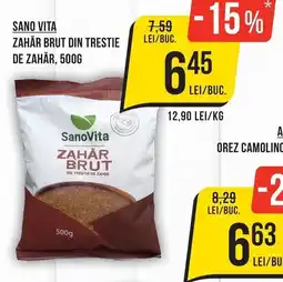 Mega Image SanoVita Zahăr Brut Ofertă