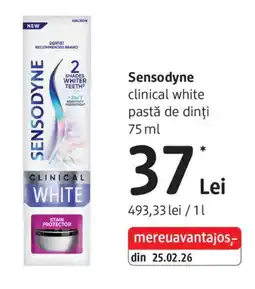 DM Sensodyne clinical white Ofertă